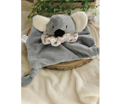 Doudou Nin-nin Artisanal Koala personnalisé Fait Main FR