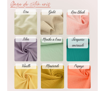 Doudou Nin-Nin Plat Oie personnalisable