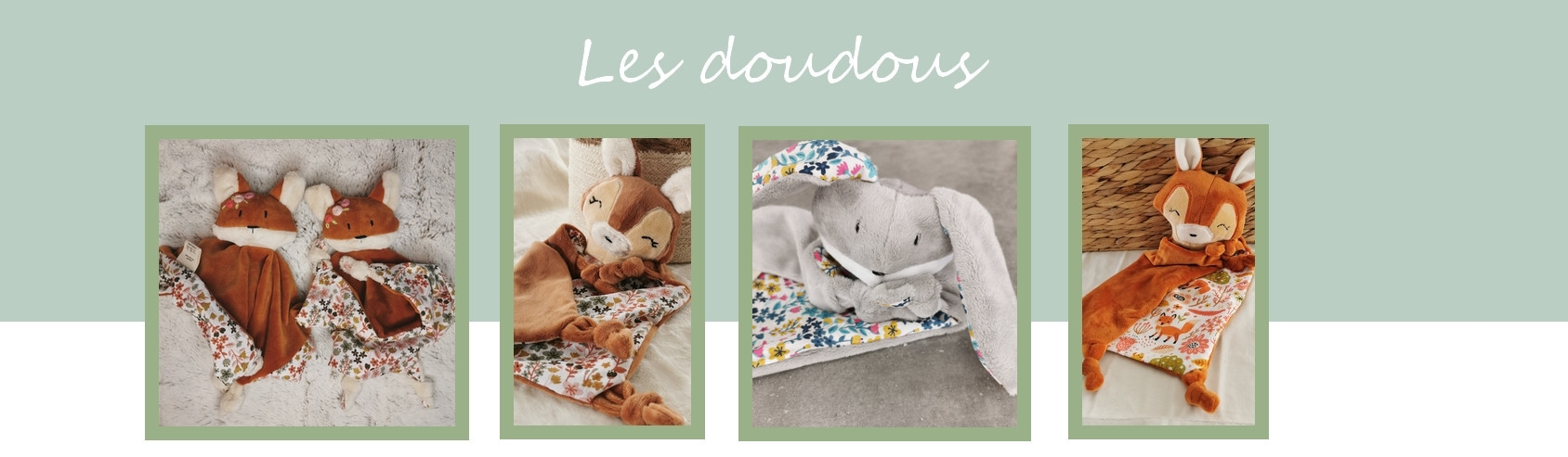 Doudou Nin-nin Artisanal personnalisable Fait Main France